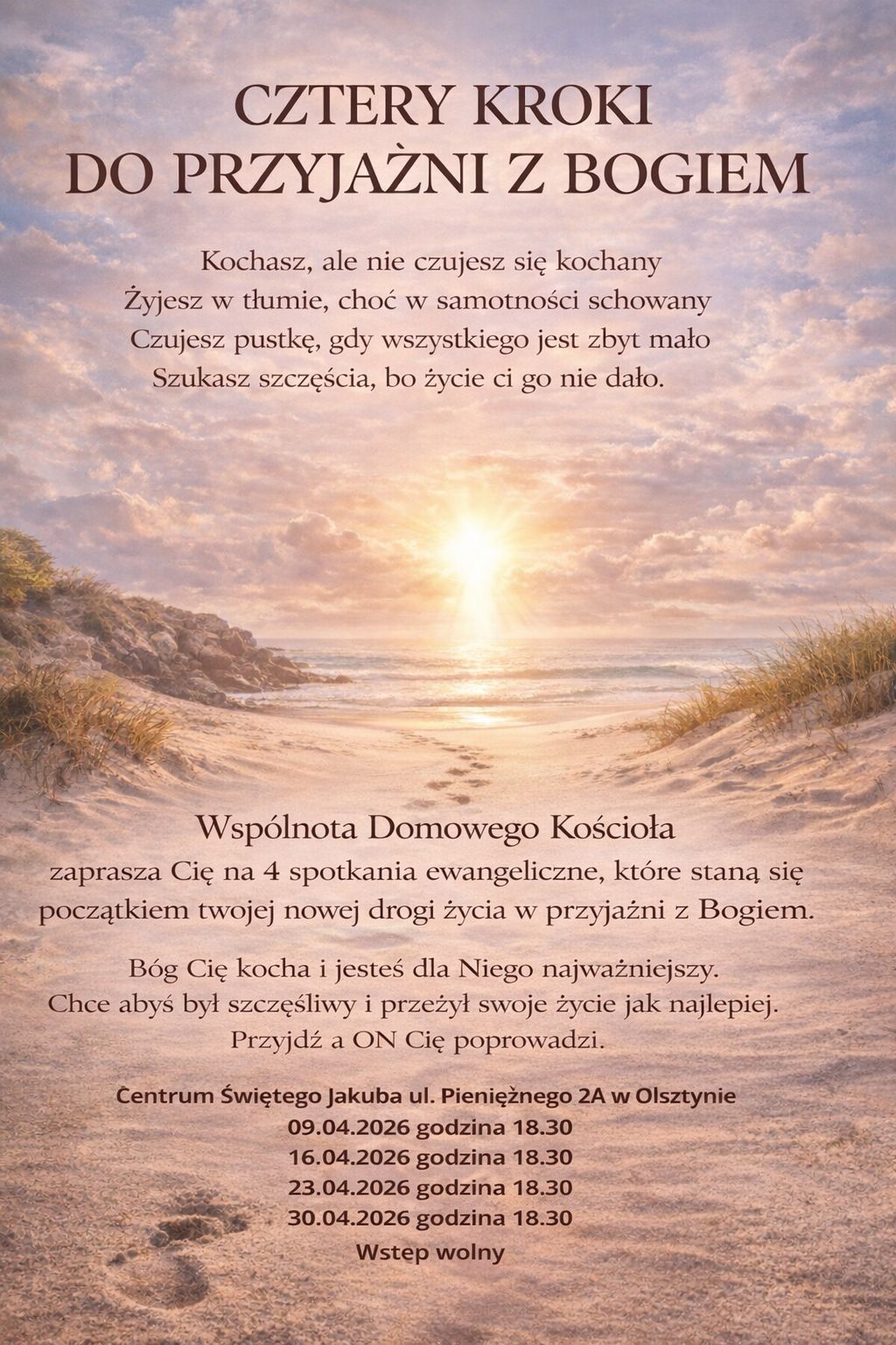 Zaproszenie Wspólnota Domowego Kościoła