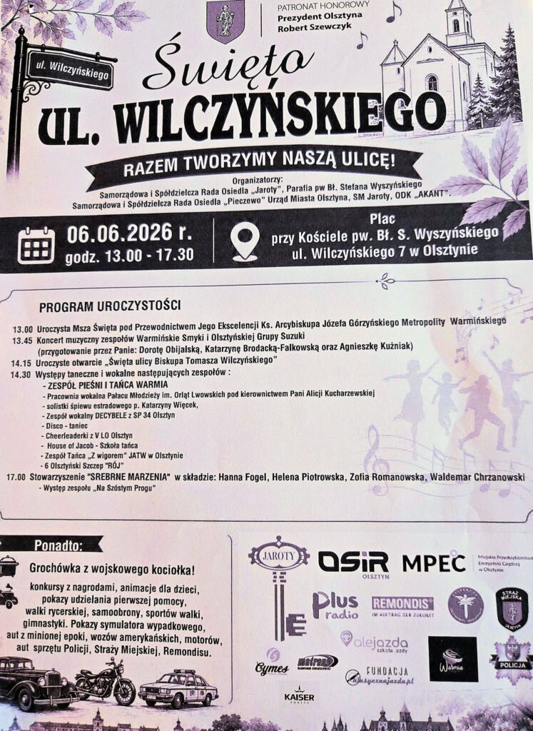 Odpust parafialny - Święto ul. Wilczyńskiego